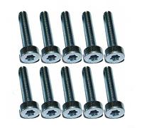 100 Pack T27 Torx 5MM 25MM Bolt Screw IS-M5x25 for 9022 341 1050, Durable Replacement Screws