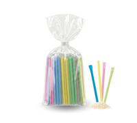 100 Pailles Acidulées | Bonbons Rétro pour Anniversaire, Candy Bar & Piñata