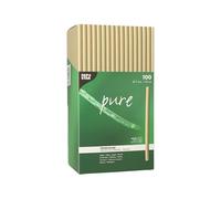 100 pailles en roseau « pure », diamètre : 7 mm, 20 cm