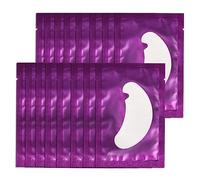 100 Paire Patchs Pour Extensions de Cils Patch de Cils Gel Patch Non Pelucheux Gel Yeux Patchs Cils Pad Eye Masque Beauté Outil (U-Purple)