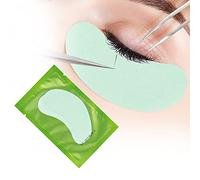 100 Paire Patchs Pour Extensions de Cils Patch de Cils Gel Patch Non Pelucheux Gel Yeux Patchs Cils Pad Eye Masque Beauté Outil (GREEN100)