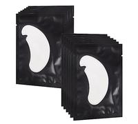 100 Paire Patchs Pour Extensions de Cils Patch de Cils Gel Patch Non Pelucheux Gel Yeux Patchs Cils Pad Eye Masque Beauté Outil (U-Black)