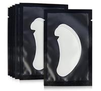 100 Paire Patchs Pour Extensions de Cils Patch de Cils Patch Non Pelucheux Gel Yeux Patchs Cils Pad Eye Masque Beauté Outil (V-pads Black)