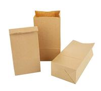 100 Papier Kraft Sac Sachet en Sacs 9 x 18 x 5.5 cm Cadeau Noel Mini Enveloppe Pochette Petit Sachets Alimentaire Bag Calendrier de l'Avent Enveloppes Pochettes Deco Marron Marriage Noël et Pques