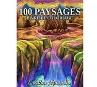 100 Paysages livre de coloriage avec des plages, villes, montagnes NLFBP Editions (Auteur)