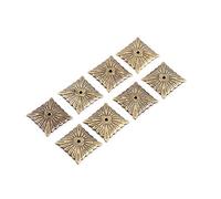 100 pc Vintage rembourrage ongles Bronze étiquette en métal meubles canapé chaussure porte décoratif clou goujon matériel broches et punaises(21 * 21 mm)