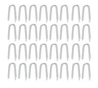 100 pcs 20 x 1.8 mm galvanisés agrafent les petits clous u pour la clôture, la maille, le fil de poulet