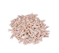 100 pcs 25mm Mini Naturelles vêtements en Bois piquets Photo Papier Pince à Linge, Clip Taille 25 * 4mm