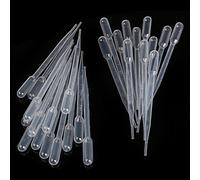 100 pcs 3 ml transfert jetable Pasteur pipettes plastique transfert pipettes Eye pipettes