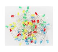 100 PCS 3mm LED Light Assorted Kit DIY LEDs Set Blanc Jaune Rouge Vert Bleu 5types X 20 PCS = 100 PCS KHzIgRdY