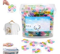 100 PCS 7 in 1 Laundry Detergent, Deep Cleaning Laundry Detergent Capsules for All Fabrics and Colors, Easy Dissolve Stain Remover Washing Pods with Long Lasting Fresh Scent for Home Use