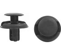 100 pcs 7 mm Trou Plastique Porte Bumper Panneau Garniture Fastener Clips pour Buick Noir