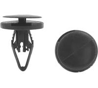100 pcs 9 x 4mm Taille Trou fixation plastique type bouton poussoir porte Rivet Bouclier agrafes axe