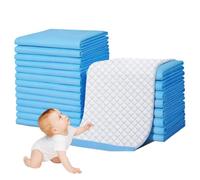 100 pcs à langer jetables pour bébé 13x17.7 Taft à changement de bébé sans absorption rapide doux pour les bébés, les adultes et les animaux de compagnie