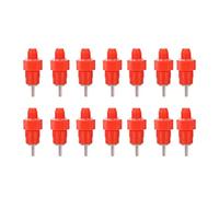 100 PCS Abreuvoirs à Mamelons de Poulet Système d'Abreuvoir Automatique pour Volailles pour Poulailler Griller Caille Canard Mamelons de Volaille en Acier Inoxydable avec