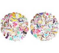 100 Pcs-Adesivi, Unicorno Adesivi, Adesivi Cartoni Animati In Vinile Impermeabili, Stickers Aesthetic, Per Skateboard, Laptop, Chitarra, Casco, Valigia, Bicicletta (Licorne)