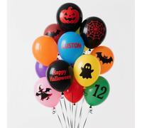 100 Pcs Ballons Anniversaire personnalisés avec texte/motif - Ballons en latex multicolores de 12 pouces - Decoration Anniversaire-Mariage Decoration (100)