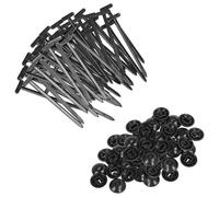 100 Pcs Boucles Universelles En Nylon Pour Serre-CâBles Autobloquants Robustes, Attaches De CâBle Universelles En Nylon Avec éPingle Et Bouton, Pour Garde-Boue, Soubassement Du Moteur (300)