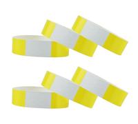 100 Pcs Bracelet D'Identification,Bracelets D'identification Pour Événements Dispose D'un Design Auto-adhésif,Bracelets Événementiels,Bracelets En Papier De Sécurité