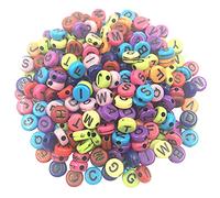 100 pcs bricolage aléatoire alphabet/lettre acrylique cube espaceur perles en vrac fabrication de bijoux - # 3 pratique et pratiqueC'est beau et facile à utiliser.
