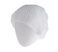 100 Pcs Chapeau de Chef Non-tissé Caps Médicaux Jetables Bouffant Caps