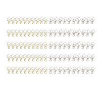 100 pcs clips mignons Cartoon Star Shape Golden Silver Paper Pinmps for Home School Office Fichier Classification Classification