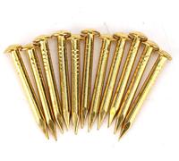 100 pcs clous tête ronde laiton meubles charnières accessoires de quincaillerie 10mm/15 mm/18 mm/22 mm22mm longueur plus épais