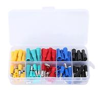 100 Pcs Cosses Électriques Mâle Femelle, Terminal Froid à Sertir, Couleurs Variées, 0.5-1.5mm² - Conducteur Cuivre Robuste, Usage Polyvalent, Haute Durabilité