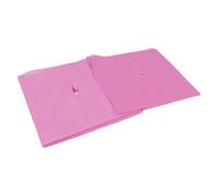 100 Pcs Couvertures de Berceau de Visage Jetable, Conception de Trou de Matériau de Tissu Non Tissé, Bonne Absorption D'eau à Couverture de Repos pour Le Visage Respirant (Pink)