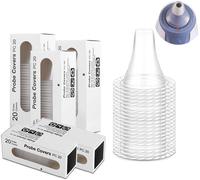 100 Pcs Couvre-Auriculaire-Embouts Pour Thermomètres Filtres Pour Lentilles Couvercles De Sonde Sans Bpa Et Jetables Pour Tout Thermoscan