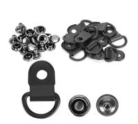100 PCS Crochets De Lacet De Botte, Lacet Crochets Boucle De Sécurité Chaussures Oeillets Crochet Anneau En D Avec Rivets Pour Les Chaussures De Randonnée D'escalade