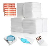 100 PCS Demenagement Feuilles Mousse Papier Bulle Déménagement Carton 30 * 30cm Avec Étiquettes Fragiles pour Cartons Déménagement Vaisselle Plats Assiettes Verres Emballage (100PCS 30 * 30cm)