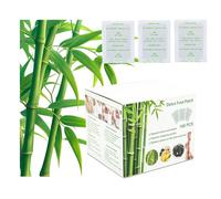 100 PCS Detox Foot Patches - Patch Detox Pieds, Foot Pads Natural Detox Détoxication Patch Deep Cleansing Detox Pad pour Favoriser la Circulation Sanguine, Soulager le Stress, Améliorer le Sommeil