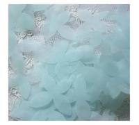 100 Pcs DIY Tulle Butterfly Flower Material, Wedding Dress, Bridal Tiara, Organza Applique Accessories, Super Fairy Silk(Color28)