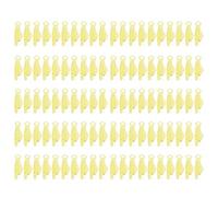 100 PCS Enfile - aiguilles Poisson, Accessoire Machine à Coudre, Mini, Jaune - Enfilage Automatique Rapide, Adapté à Tous Types de Machines, Facile à Utiliser
