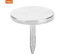 100 pcs Flat Head Polstery Nagel Runde antike Möbel Dekorative Zeichnungsnadel 14 x 20 mm