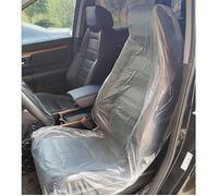 100 pcs housses de siège de voiture jetables en plastique,20 g,Ultra-épaisses,Protection de siège de voiture,Pour mécanicien