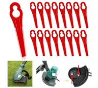 100 Pcs Lames en Plastique de Rechange, Pour Coupe Bordure Tondeuse à Gazon, pour Jardin et Pelouse, Fleuret