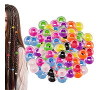 100 Pcs Large Hole Paracord Beads - Acrylic Faux Jade Spacers | DIY Crafts