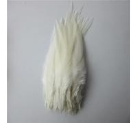 100 pcs/lot 4-6 pouces 10-15 cm Plumes de poulet bricolage bijoux de poulet Plume décoration Plumes-Beige