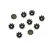 100 pcs/lot 8 10 mm capuchons de perles d'espacement en vrac en métal capuchon de perles d'extrémité de cône-Bronze Antique-10mm