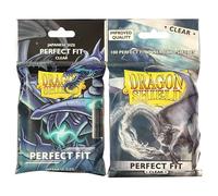 100 PCS/LOT Dragon Shield Transparent Card Sleeves Japanese/Standard Size Perfect Fit TCG Cards Protectors 1 Bag-ST