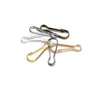 100 Pcs/Lot lanière Snap Clip Crochets métal Printemps Sac à Main Boucle connecteur for Bricolage Porte-clés Tirette (Color : Multicolor, Size : 4.2 X 13mm)