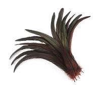 100 Pcs/Lot Plumes De Queue De Coq Naturelles Artisanat Accessoires De Coiffure Plumes De Carnaval Décoration De Vacances Centres De Table-Café, 25-30cm 10-12inch