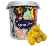 100 pcs. Lyra Pet® Boulettes de mésanges Basic avec filet à 90 g = 9 kg dans un tonneau de 30 L