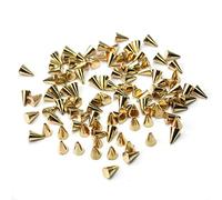100 PCS Métal Punk Cone Nail Art Pointes Bullet Stud Clouté Décoration DIY Décor Élégant et Populaire