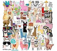 100 PCS Mignon Alpaga Stickers - Funny Internet Pop Animal pour Adolescent, Fille, Adulte, Enfants - pour Bouteille d'Eau, Ordinateur Portable, Téléphone