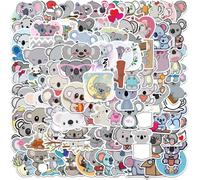 100 Pcs Mignon Koala Autocollants Pour Bouteille D'eau Téléphone Skateboard Ordinateur Portable Autocollants, Packs D'autocollants Esthétiques Pour Filles Ados