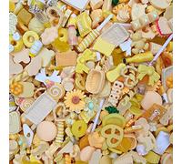 100 pcs Mignon Slime Charms Ensemble Mixte Résine Flatback pour DIY Artisanat Fabrication Assorties Bonbons Gâteau Aux Fruits Résine Cadeaux De Noël Trellis Résine Ornement Kit Faire Fournitures