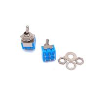 100 Pcs MTS-203 AC 125V 6A 6 Pins ON/OFF/ON 3 Position DPDT Latching Toggle Switch